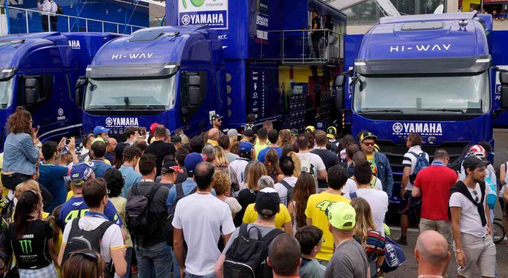 Paddock MotoGP (Foto LaPresse)