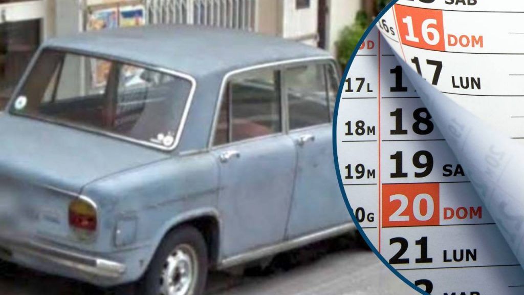 Auto parcheggiata da 40 anni