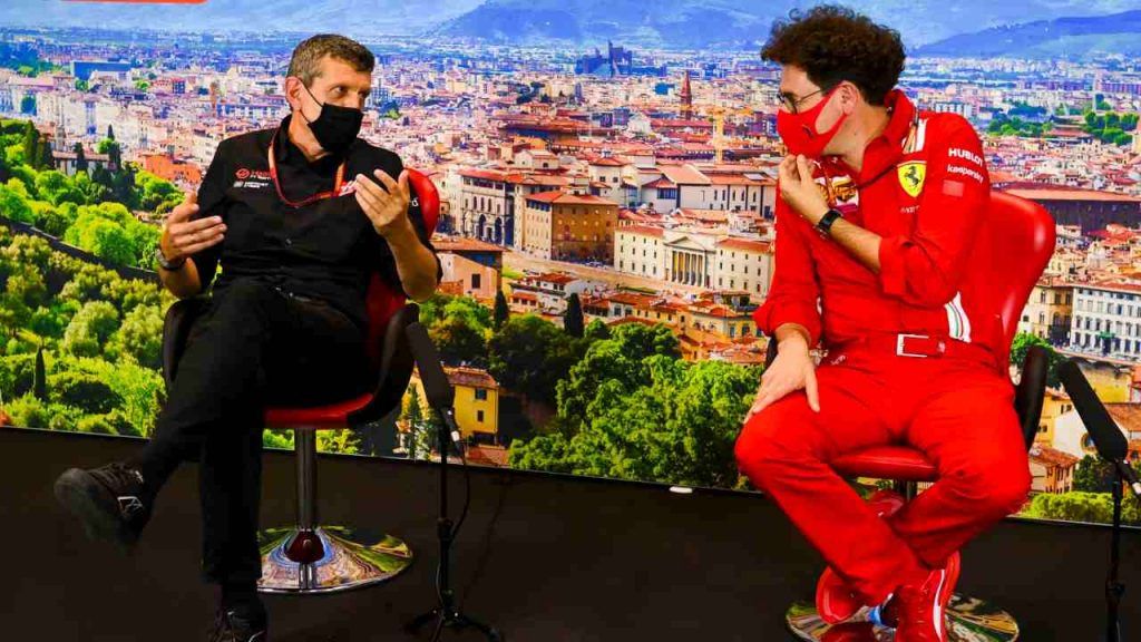 Guenther Steiner e Mattia Binotto