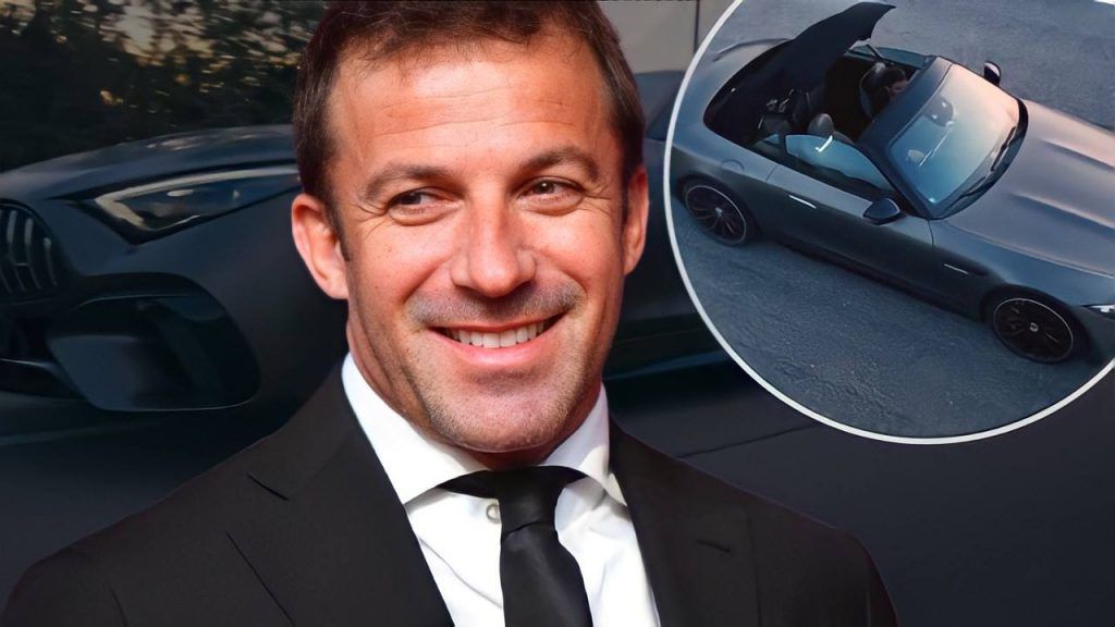 Mercedes con Alex Del Piero