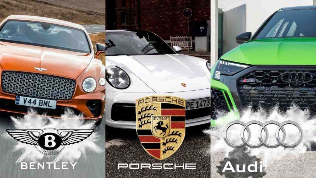 Audi, porsche e Bentley