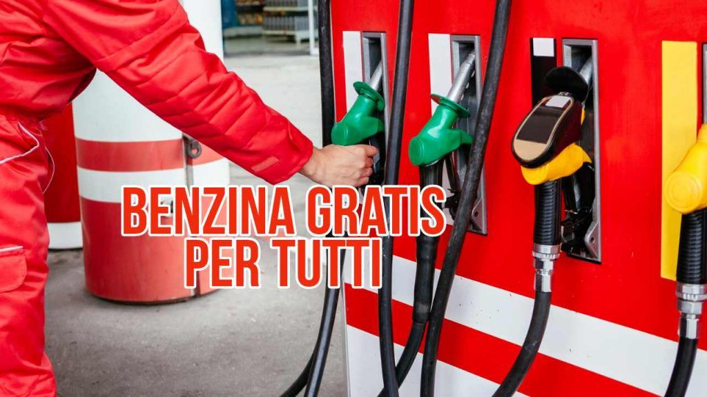 Benzina gratis per tutti