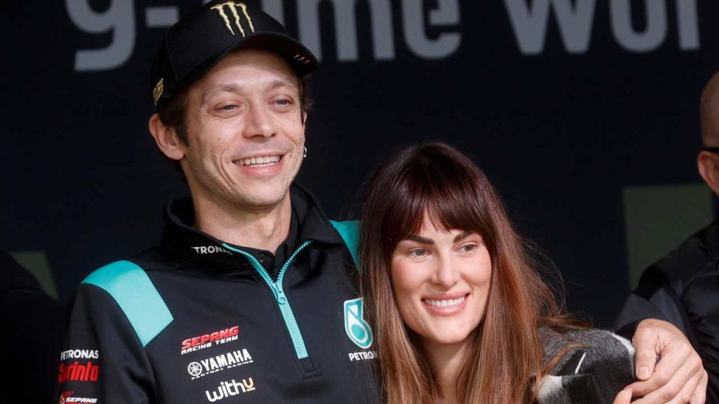 Valentino Rossi e Francesca Novello (Ansa)