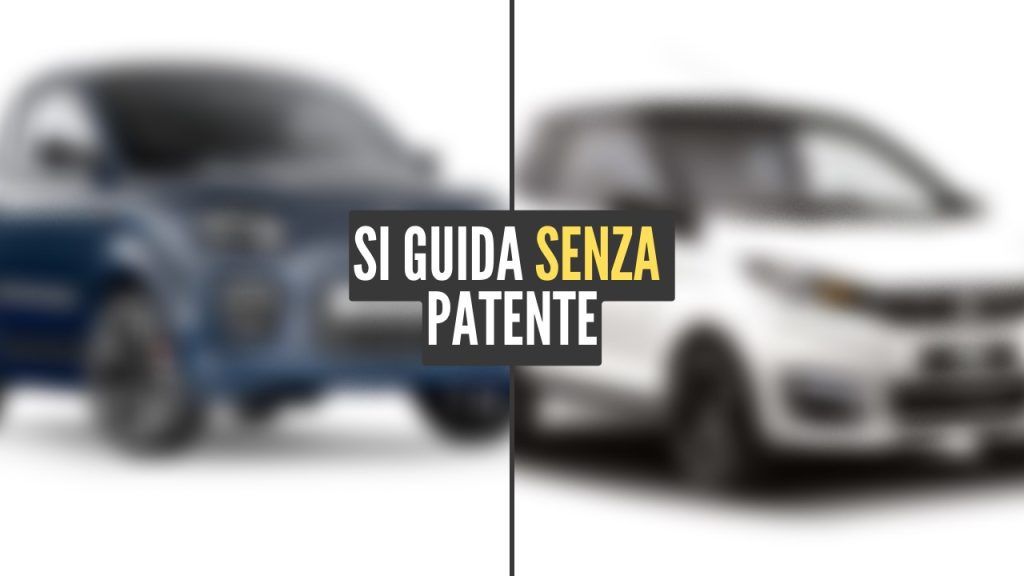 si guidano senza patente