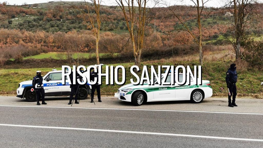 posti di blocco sanzioni