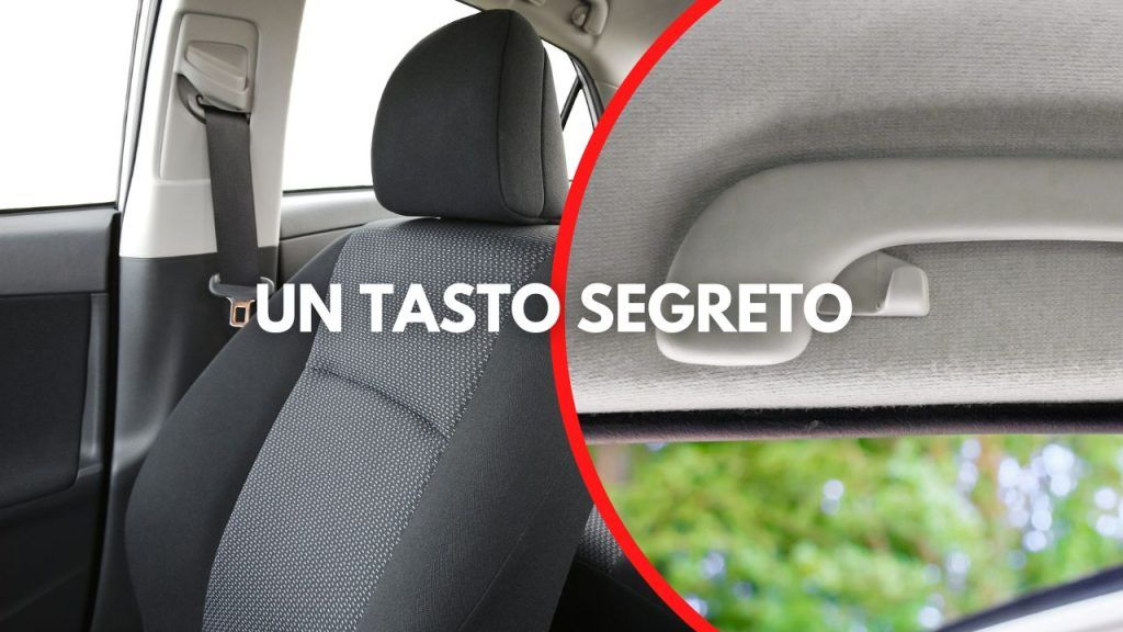 un tasto segreto in auto