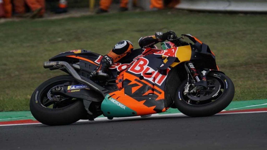 La KTM RC16 di Brad Binder (Ansa)