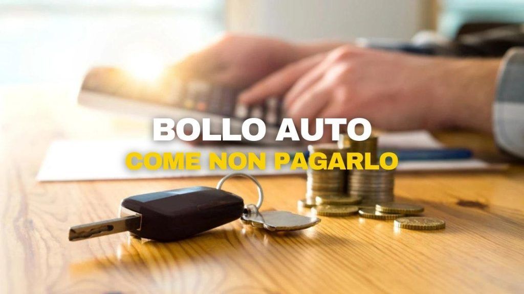 bollo auto come non pagarlo