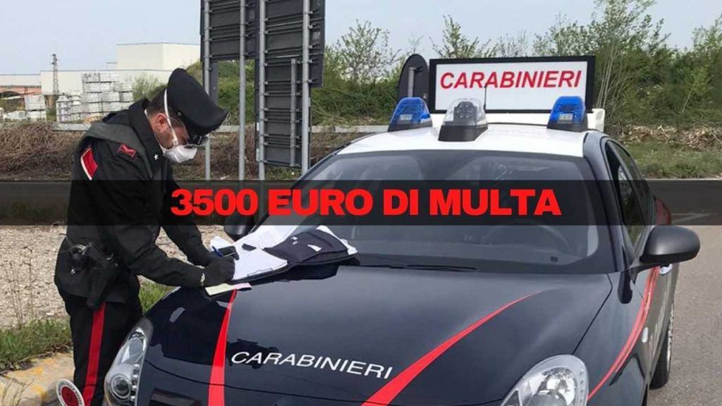 codice della strada multa se non hai questo