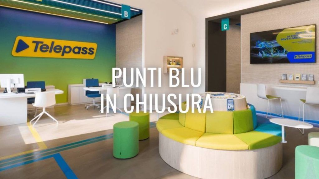 punti blu in chiusura