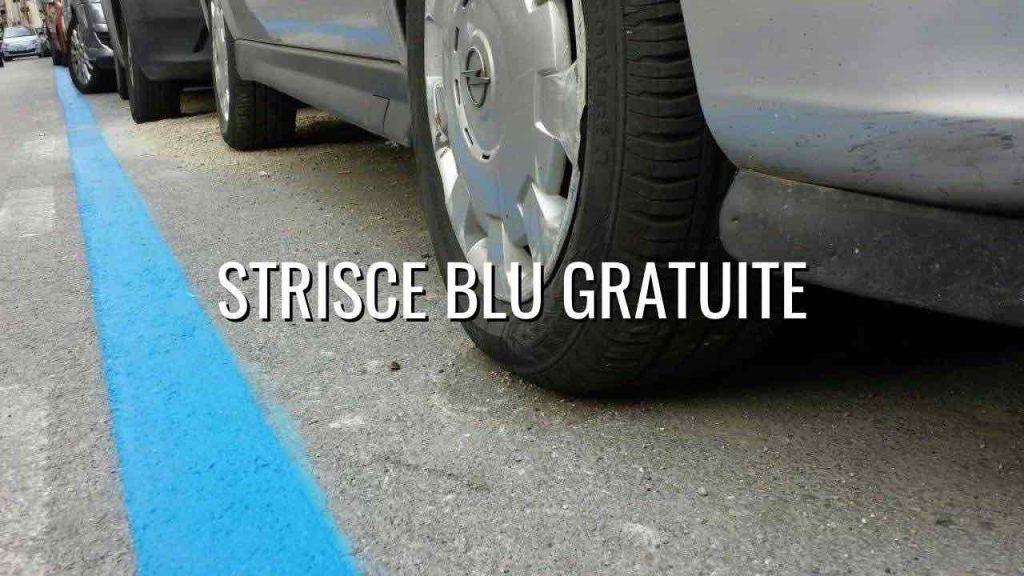 strisce blu gratuite