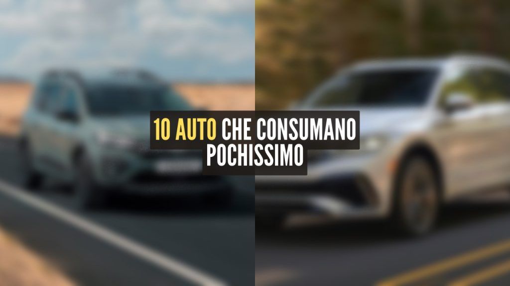 10 auto che consumano pochissimo