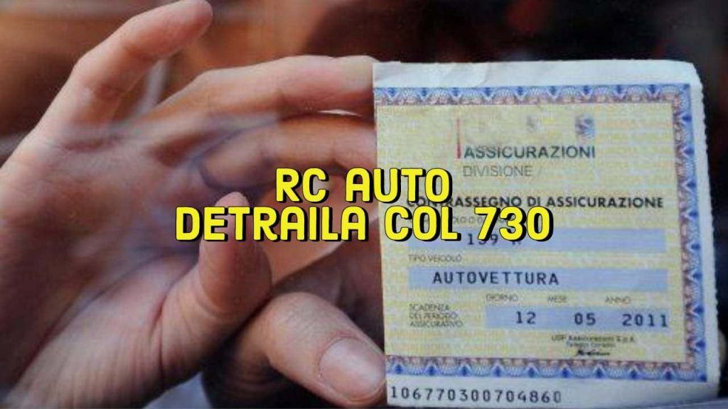 Assicurazione auto detratta