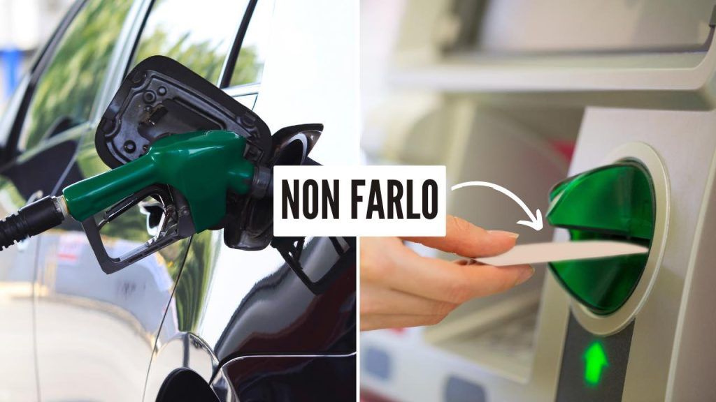 Benzina, non fare il pieno con il bancomat