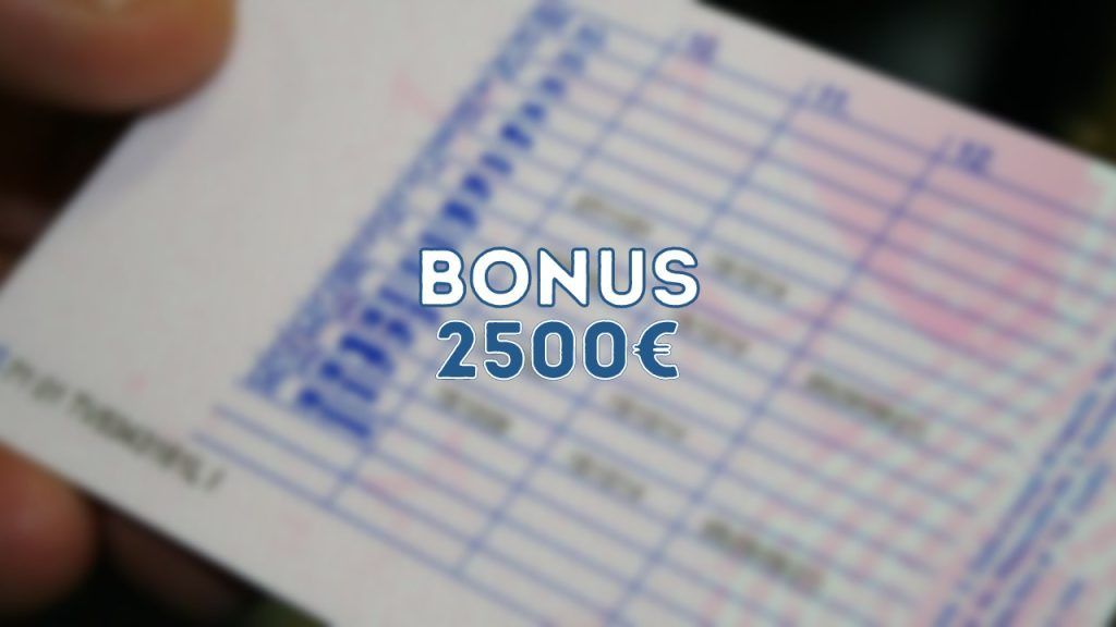 Bonus da 2500€