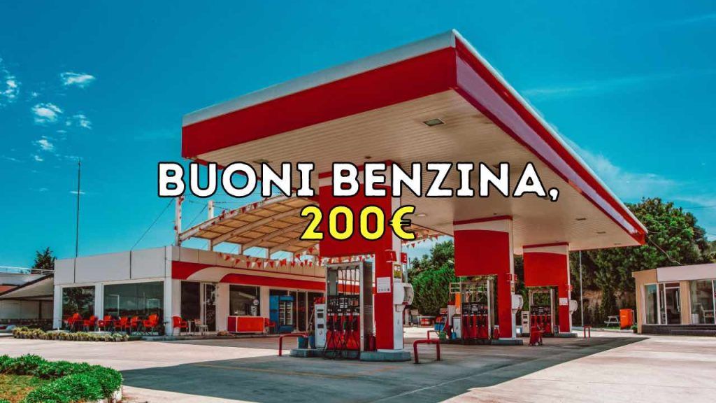 Buoni benzina 200 euro