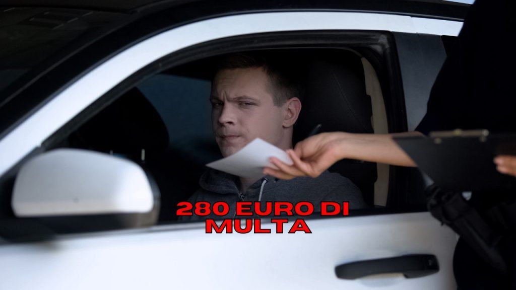 €280 di multa