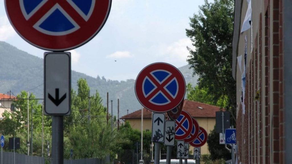 Parcheggio in divieto di sosta