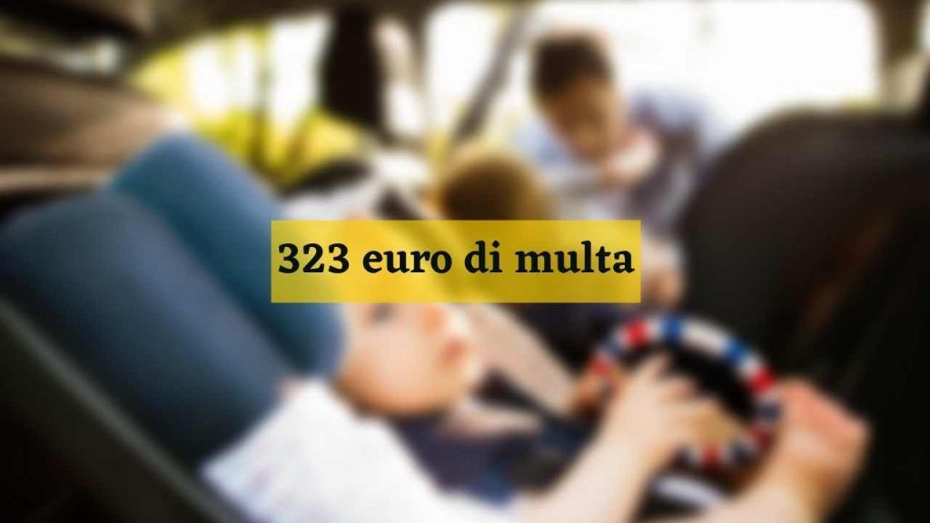 323 euro di multa