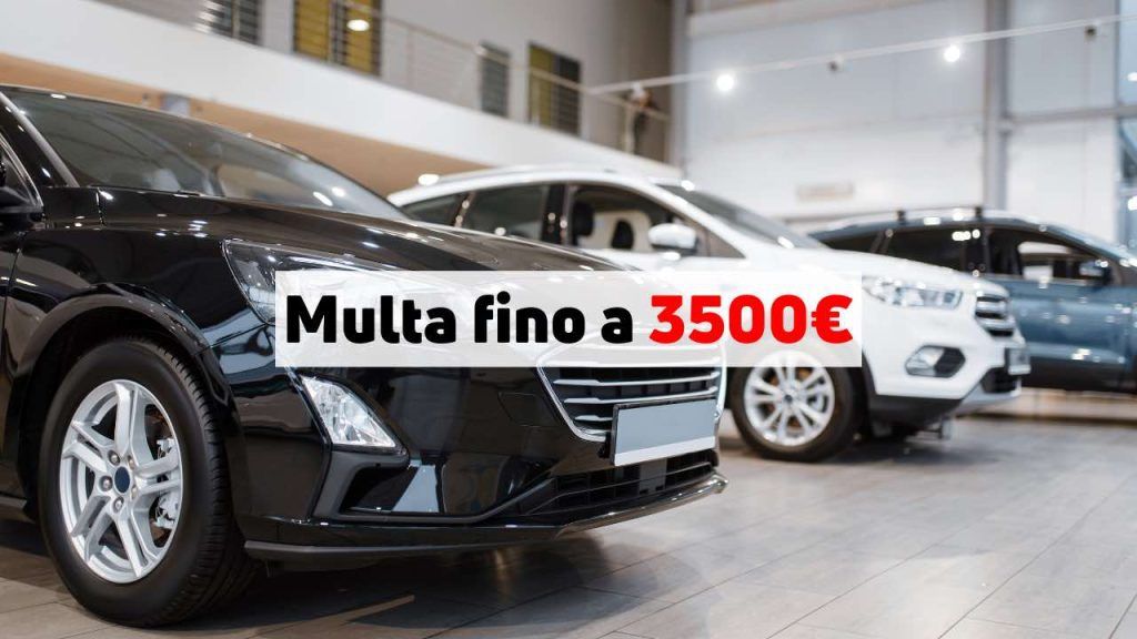 multa fino a 3500€