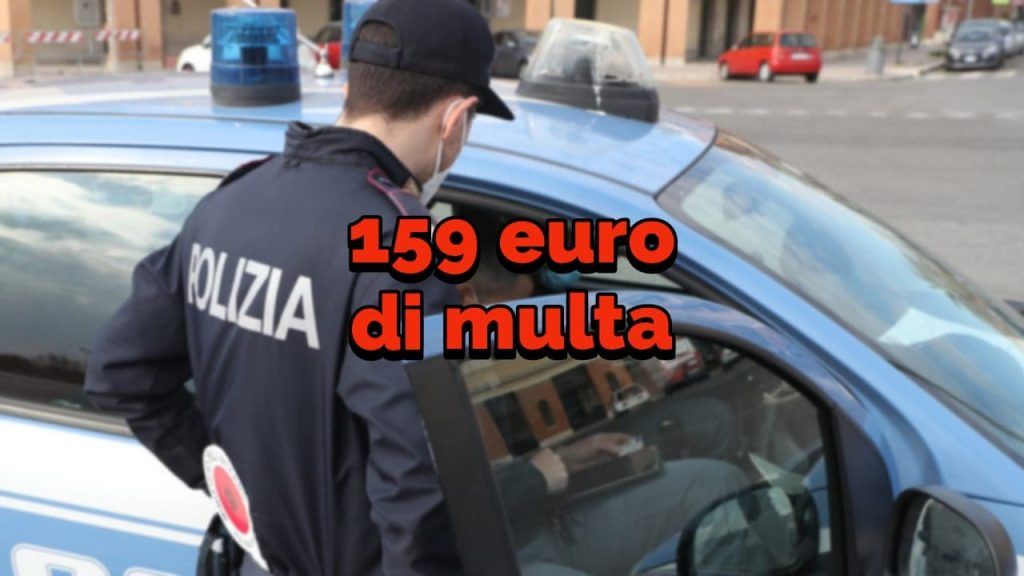 Multa codice della strada