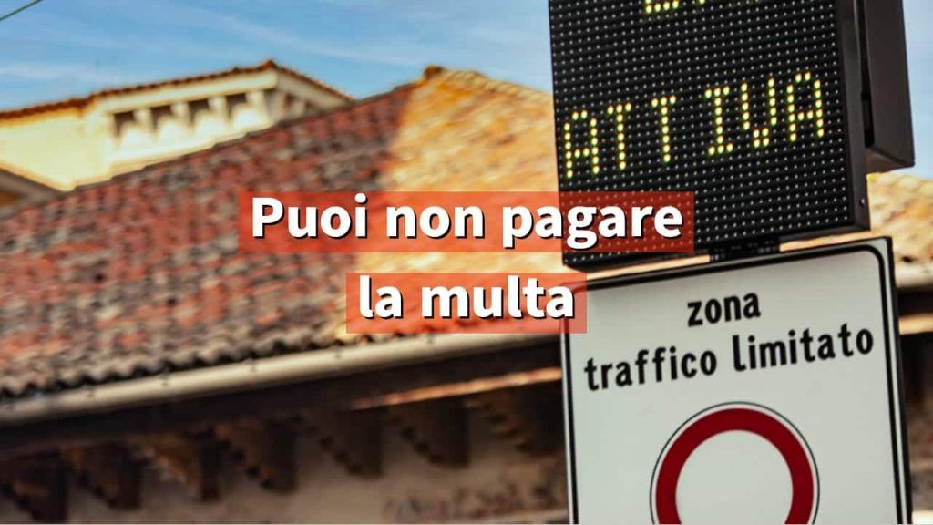 Multa zona a traffico limitato