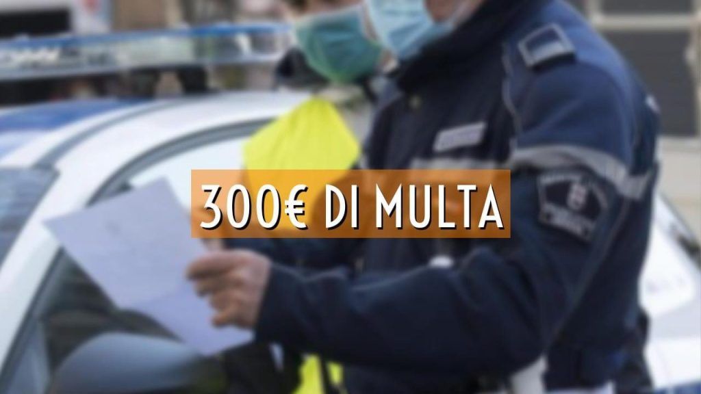 Polizia fa la multa