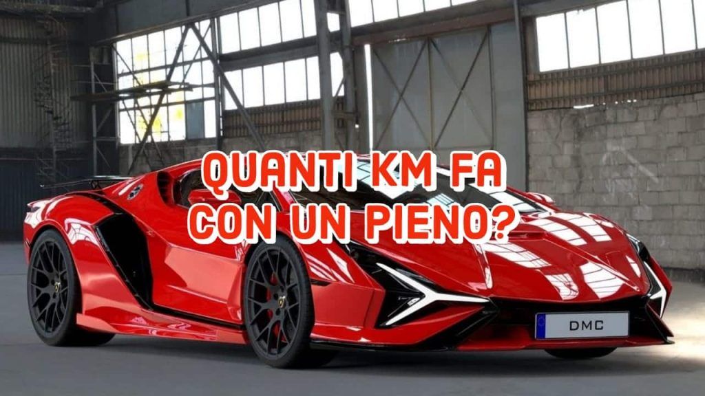 Quanti km fa una Lamborghini col pieno