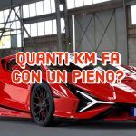 Quanti km fa una Lamborghini col pieno