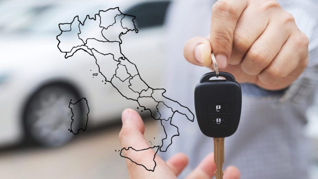 Regione in cui le auto costano meno