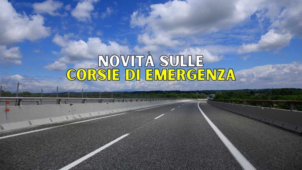 Corsia di emergenza autostrada