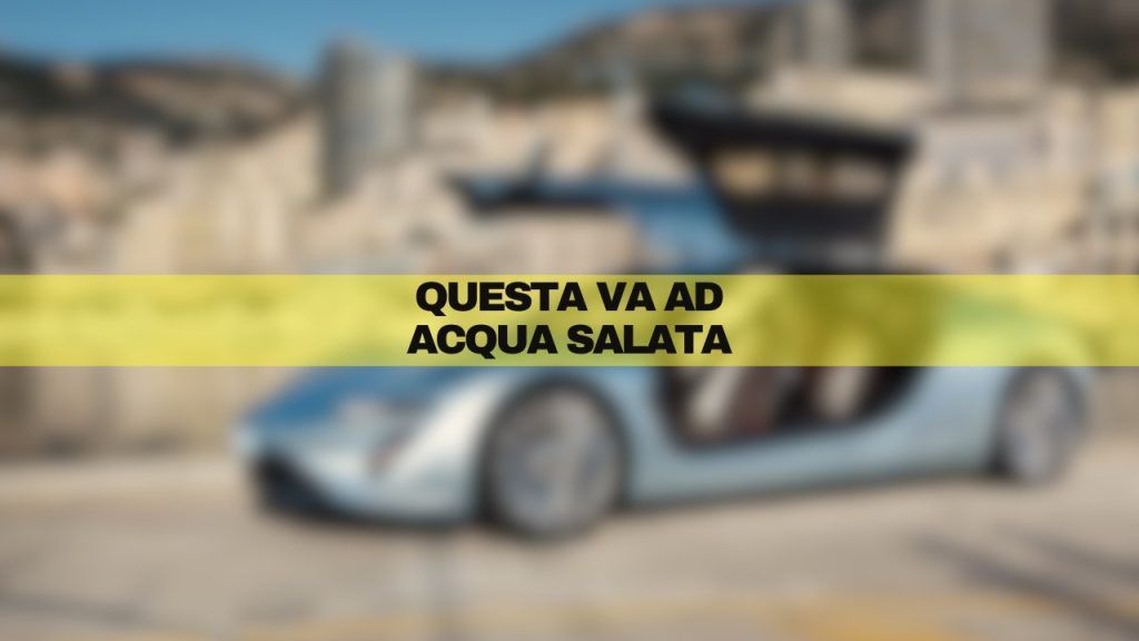 auto ad acqua salata