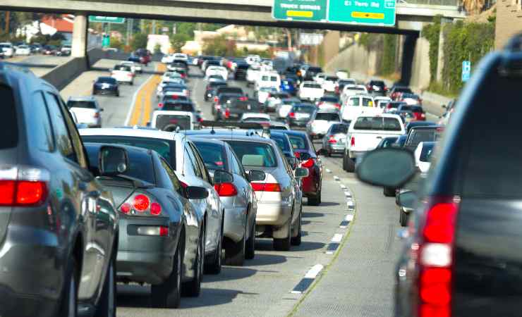 Traffico in autostrada