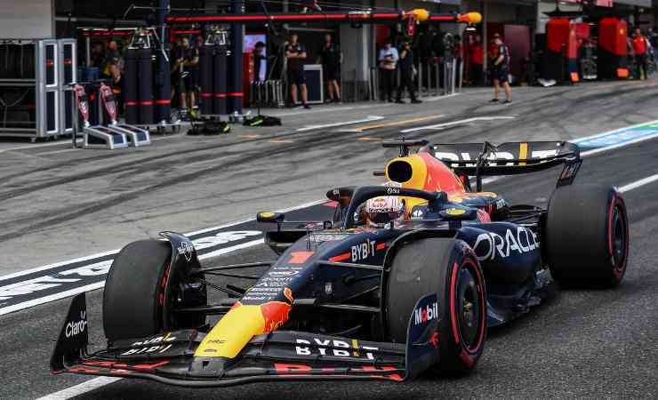 La Red Bull di Verstappen