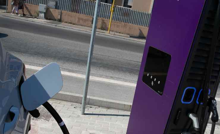 Punto di ricarica per auto elettriche